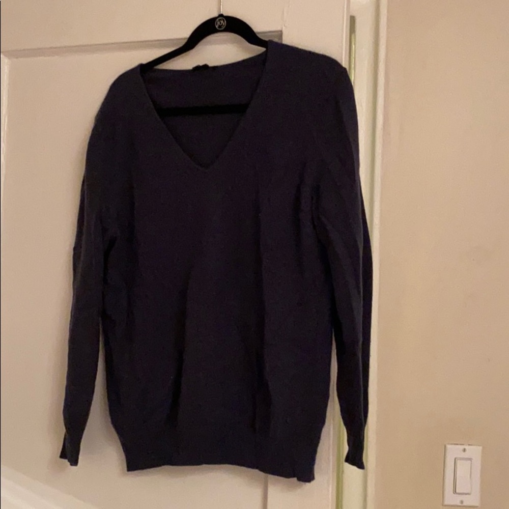 Dark blue cashmere sweater